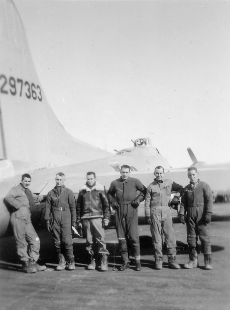 Hopkins' Crew Sergeants at Rapid City - 1944 